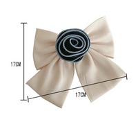 Women's Simple Style Floral Bow Knot Cloth Hair Clip main image 2