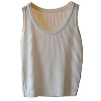 Women's T-shirt Sleeveless Tank Tops Stripe Casual Solid Color main image 5