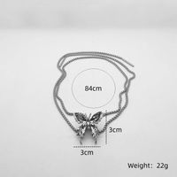 IG Style Simple Style Classic Style Rose 201 Stainless Steel Alloy Women's Pendant Necklace Waist Chain main image 3