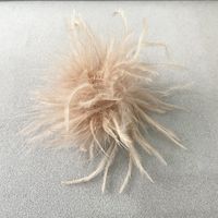 Retro Solid Color Feather Unisex Brooches sku image 20