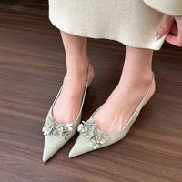 Women's Elegant Solid Color Point Toe High Heel Sandals main image 4