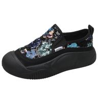 Women's Casual Floral Sequins Round Toe Casual Shoes sku image 13