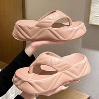 Women's Casual Solid Color Round Toe Platform Sandals sku image 10
