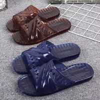 Men's Casual Solid Color Round Toe Slides Slippers main image 1