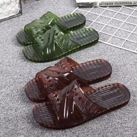 Men's Casual Solid Color Round Toe Slides Slippers main image 2
