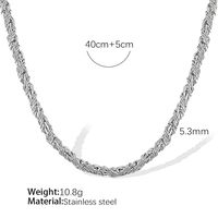 Titanium Steel Simple Style Plating Geometric Jewelry Set sku image 6