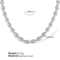 Titanium Steel Simple Style Plating Geometric Jewelry Set sku image 8
