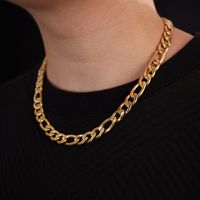 304 Stainless Steel 18K Gold Plated Hip-Hop Geometric Necklace main image 3