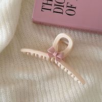 Women's Sweet Bow Knot Plastic Hair Claws sku image 2
