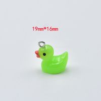 1 Piece 19 * 12mm Resin Duck Pendant sku image 6