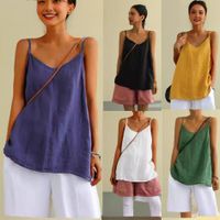 Women's Camisole Tank Tops Backless Simple Style Solid Color main image 6
