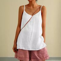 Women's Camisole Tank Tops Backless Simple Style Solid Color main image 3