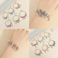 Wholesale Jewelry Basic Simple Style Classic Style Star Heart Shape Crown Alloy Beaded Bracelets main image 6