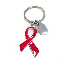 Modern Style Classic Style Red Ribbon Zinc Alloy White Gold Plated Bag Pendant Keychain main image 4