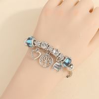 Wholesale Jewelry Elegant Lady Tree Heart Shape Elephant Alloy Beaded Bracelets sku image 1