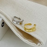 Sterling Silver Simple Style Classic Style Inlay Solid Color Zircon Rings main image 3