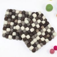 Casual Solid Color Wool Felt 1 Piece main image 2