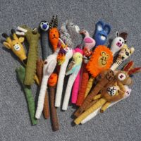 Animal Cartoon Wool Felt Learning School Cute Pen Sleeve main image 3