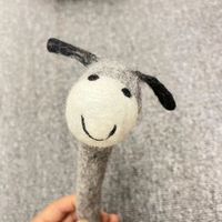 Animal Cartoon Wool Felt Learning School Cute Pen Sleeve sku image 12