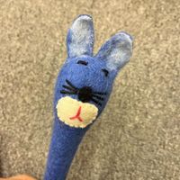 Animal Cartoon Wool Felt Learning School Cute Pen Sleeve sku image 9