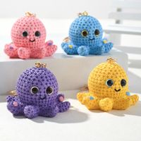 Cute Octopus Resin Women's Bag Pendant Keychain main image 1