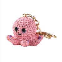 Cute Octopus Resin Women's Bag Pendant Keychain main image 3