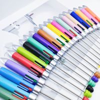 1 Piece Solid Color Class School ABS Plastic Classic Style Ballpoint Pen main image 2
