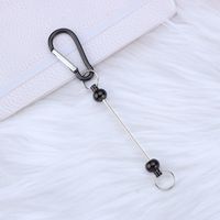 Simple Style Solid Color Aluminum Unisex Carabiner sku image 1