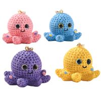 Cute Octopus Resin Women's Bag Pendant Keychain main image 5