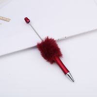 1 Piece Solid Color Learning School ABS Plastic Casual Simple Style Ballpoint Pen sku image 1