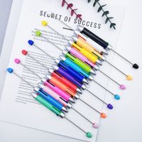 1 Piece Solid Color Class School ABS Plastic Classic Style Ballpoint Pen main image 1