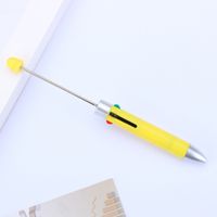 1 Piece Solid Color Class School ABS Plastic Classic Style Ballpoint Pen sku image 4