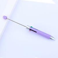 1 Piece Solid Color Class School ABS Plastic Classic Style Ballpoint Pen sku image 20