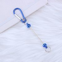 Simple Style Solid Color Aluminum Unisex Carabiner sku image 2