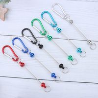 Simple Style Solid Color Aluminum Unisex Carabiner main image 4