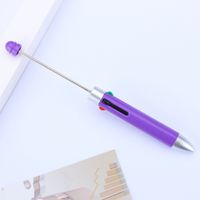 1 Piece Solid Color Class School ABS Plastic Classic Style Ballpoint Pen sku image 9
