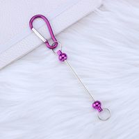 Simple Style Solid Color Aluminum Unisex Carabiner sku image 7