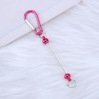 Simple Style Solid Color Aluminum Unisex Carabiner sku image 3