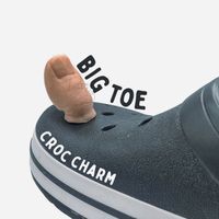 Funny Big Toe Plastic Shoe Buckle 1 Piece main image 4