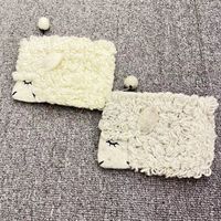 Unisex Sheep Wool Felt Zipper Wallets main image 4