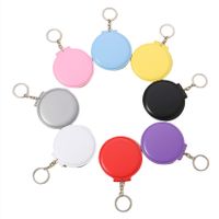 Simple Style Commute Solid Color Arylic Women's Bag Pendant Keychain main image 2