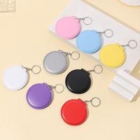 Simple Style Commute Solid Color Arylic Women's Bag Pendant Keychain main image 3