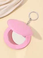 Simple Style Commute Solid Color Arylic Women's Bag Pendant Keychain sku image 5
