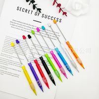 1 Piece Solid Color Class Learning New Year Mother'S Day Father'S Day ABS Plastic Casual Preppy Style Pencil main image 6