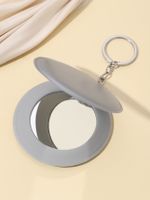 Simple Style Commute Solid Color Arylic Women's Bag Pendant Keychain sku image 3