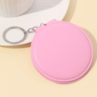 Simple Style Commute Solid Color Arylic Women's Bag Pendant Keychain main image 5