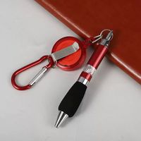 1 Piece Solid Color Class Learning ABS Plastic Casual Preppy Style Ballpoint Pen sku image 1