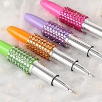 1 Piece Solid Color Class Learning ABS Plastic Casual Ballpoint Pen main image 5