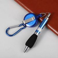 1 Piece Solid Color Class Learning ABS Plastic Casual Preppy Style Ballpoint Pen main image 3