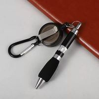 1 Piece Solid Color Class Learning ABS Plastic Casual Preppy Style Ballpoint Pen sku image 5